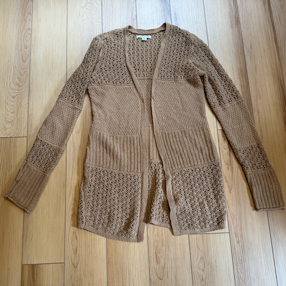AE Longline Lightweight Open Knit Cardigan
